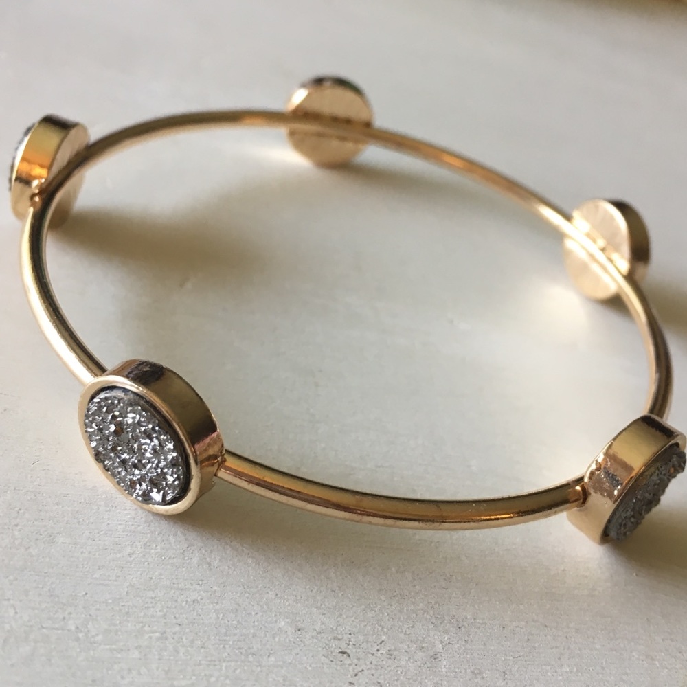 🎀 Stackable Druzy Bangle Bracelet